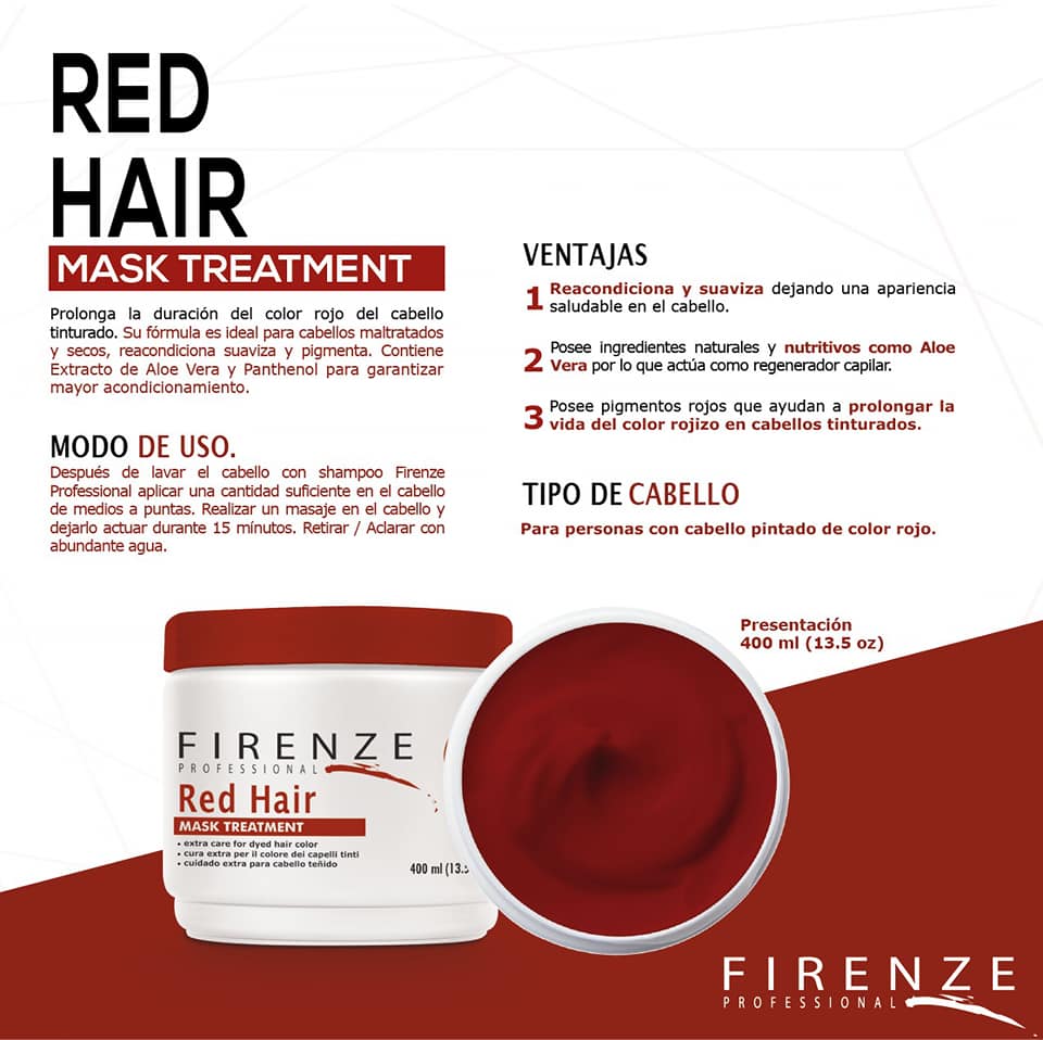 Mascarilla Capilar Roja