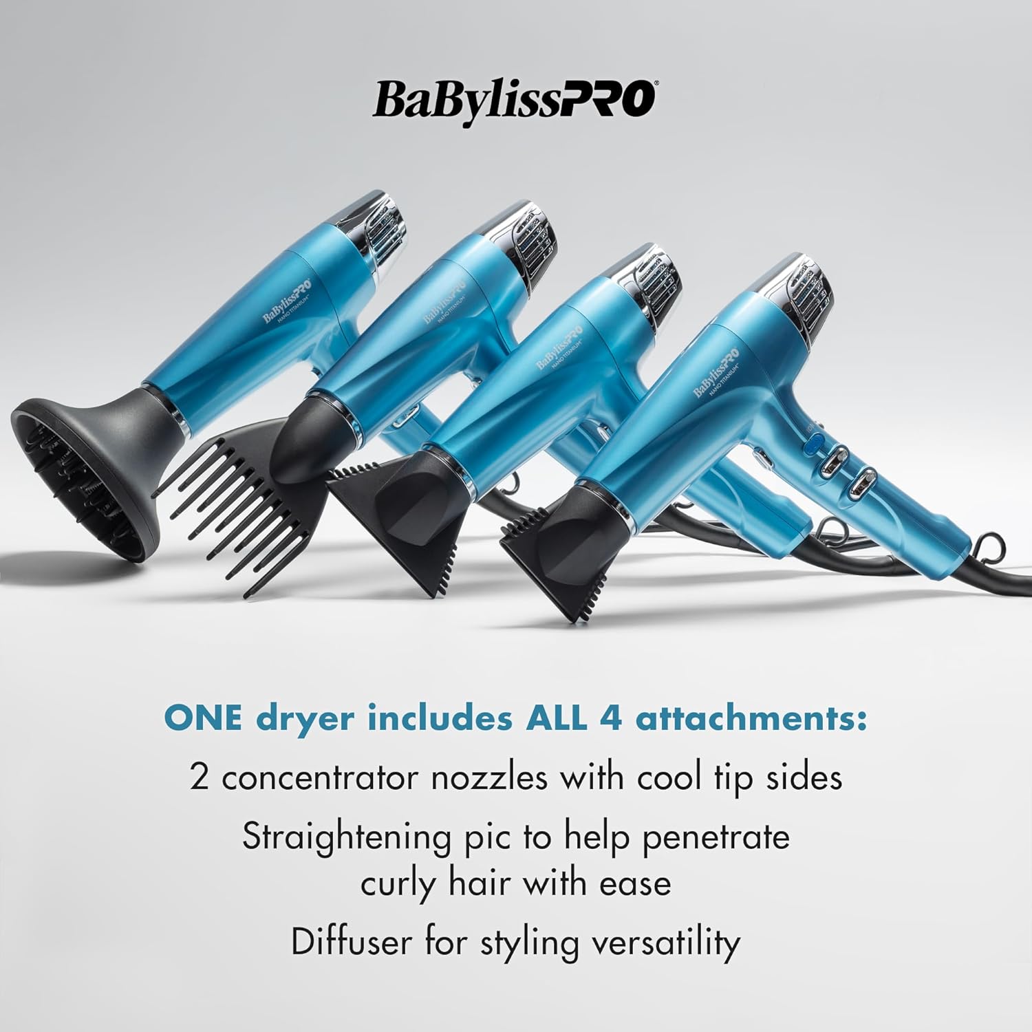 Blower DUAL IONICNano Titanium ®